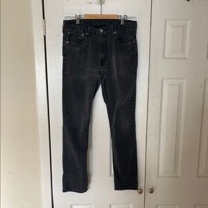 Levis 511 Slim Fit Jeans Size 34x30 In Faded Black